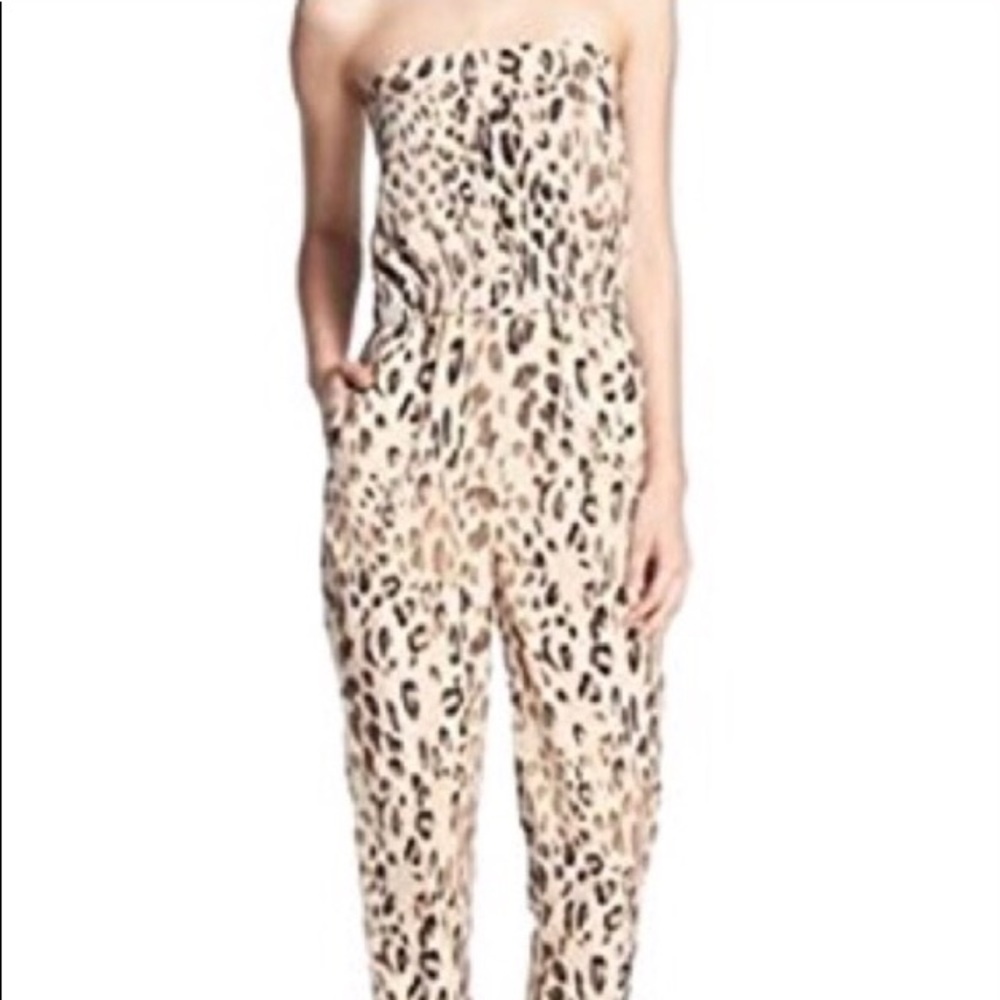 WAYF ANIMAL PRINT JUMPSUIT